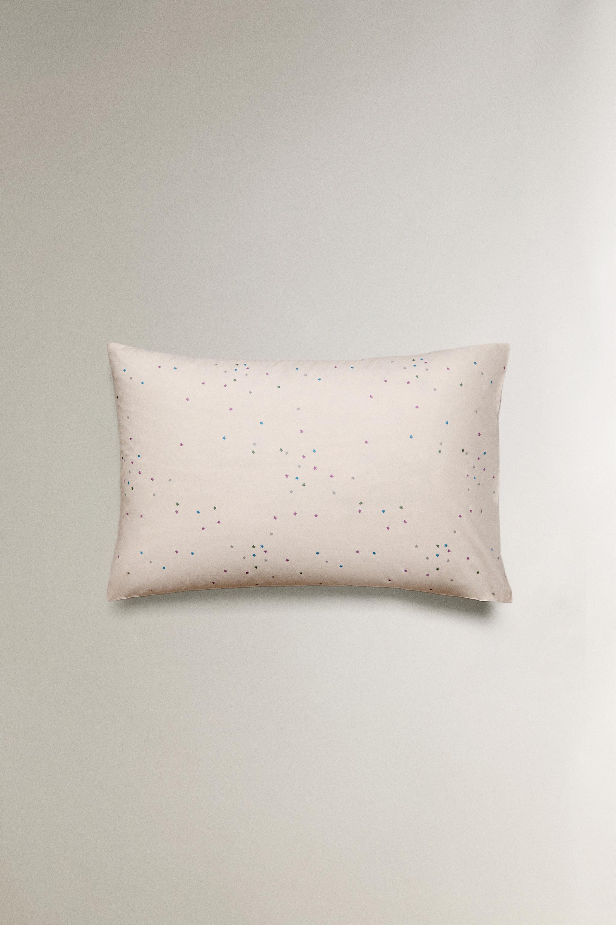 TAIE D’OREILLER ENFANT COTON ÉTOILES